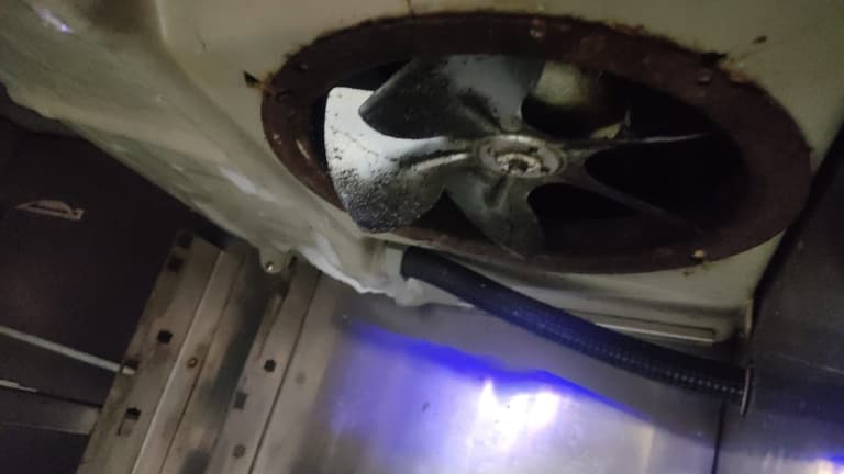 Ventilador del evaporador de una nevera comercial